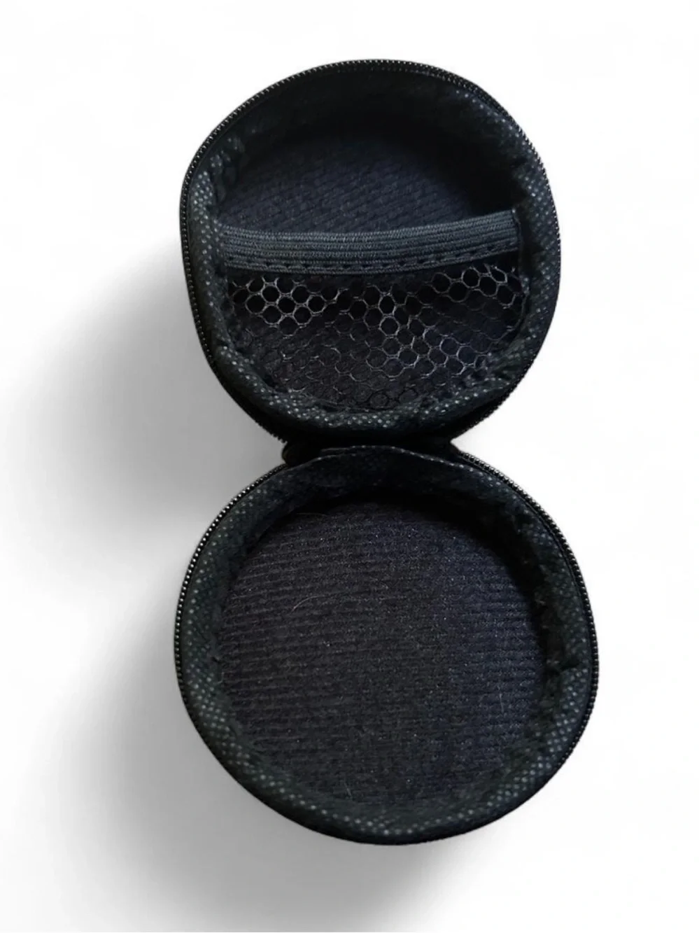 Black Travel Earbud & Accessory Case - Compact Protection